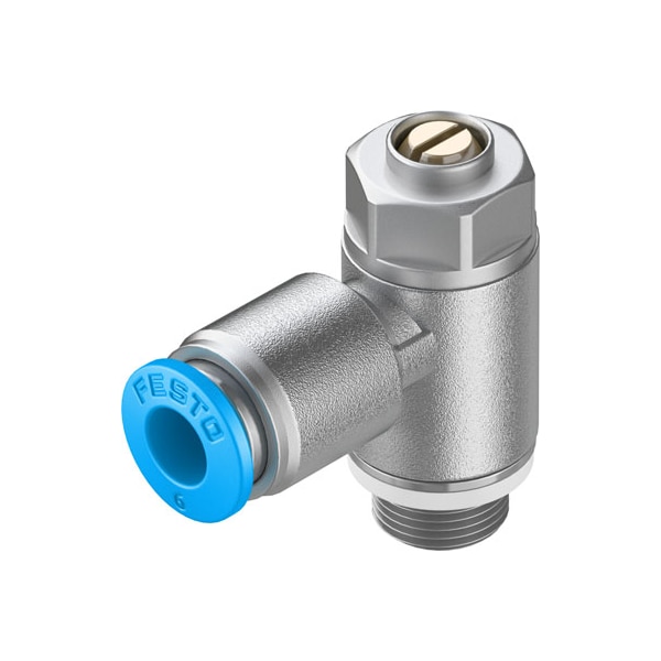 One-Way Flow Control Valve GRLZ-1/8-QS-6-D